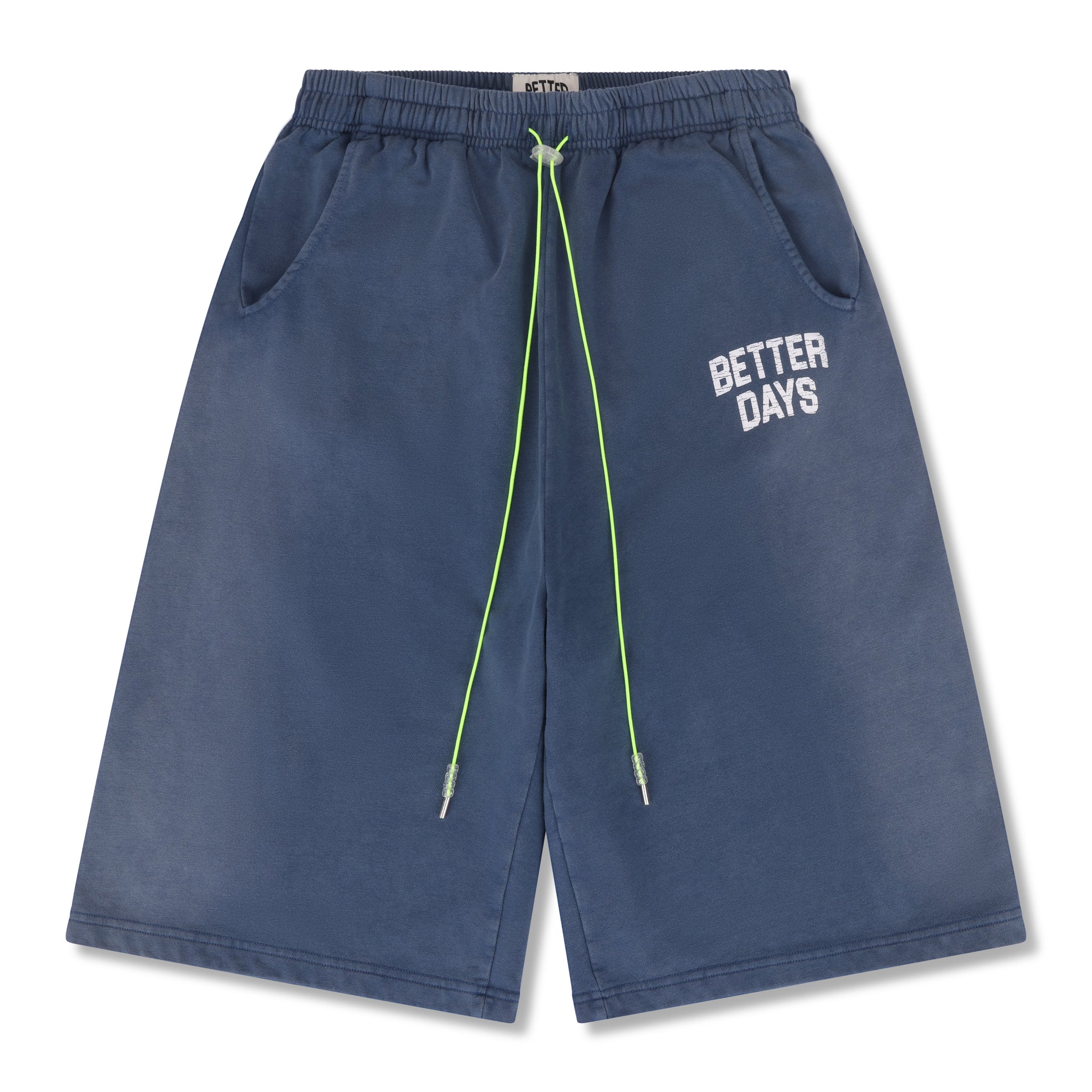 Navy 3/4 Shorts – Better Days LA